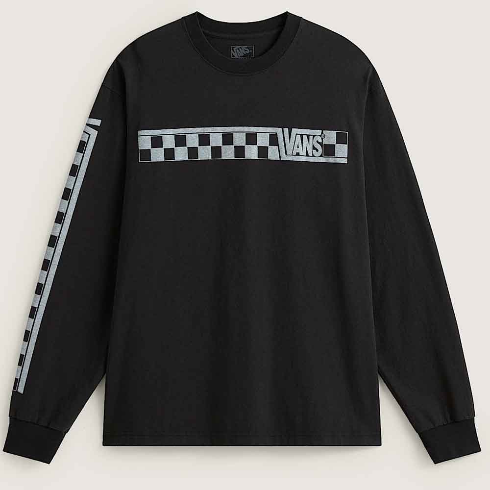 Vans Racing Longsleeve T Shirt Black