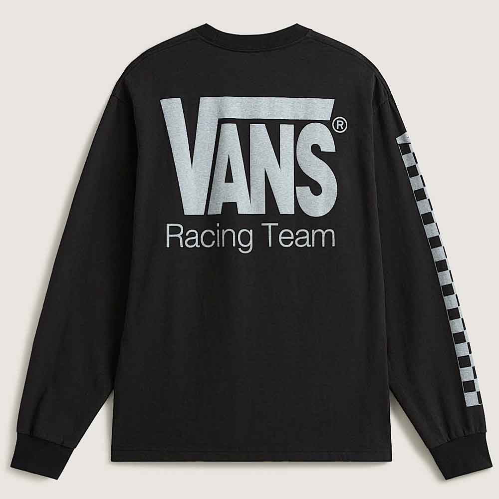 Vans Racing Longsleeve T Shirt Black
