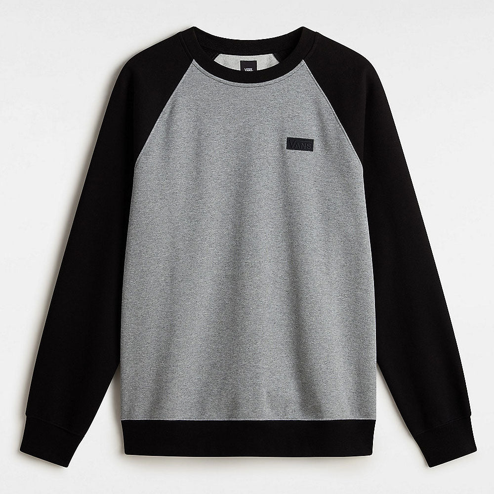 Vans Raglan Crew Sweatshirt Black / Cement