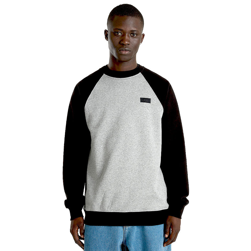 Vans Raglan Crew Sweatshirt Black / Cement
