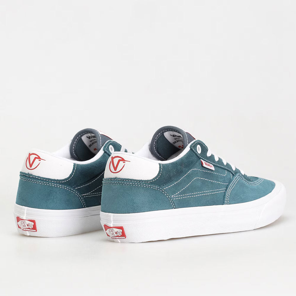 Vans Rowan Leather Skateboard Shoes - Blue – Ocean Sports