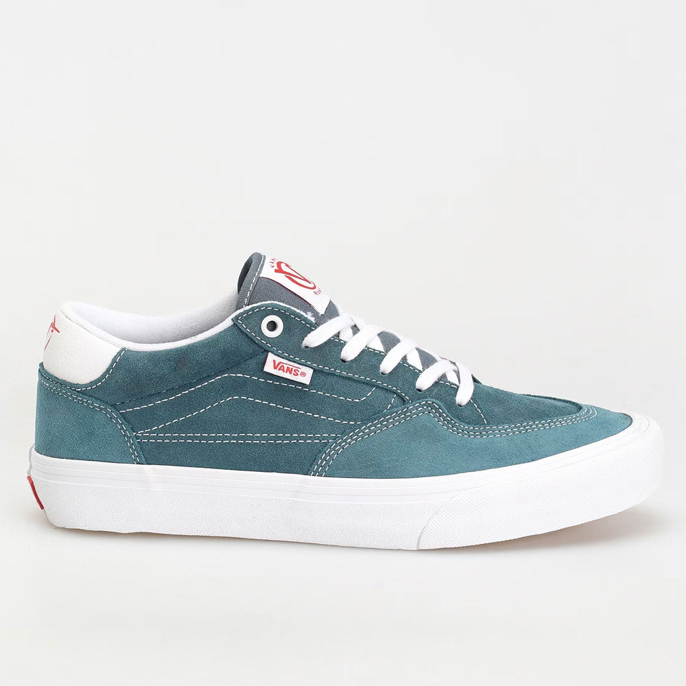 Vans Rowan Leather Skateboard Shoes - Blue
