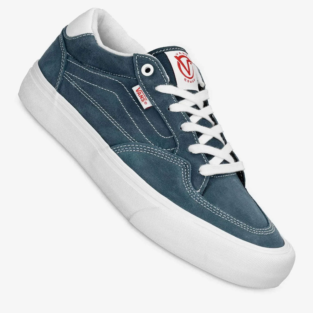 Vans Rowan Leather Skateboard Shoes - Blue