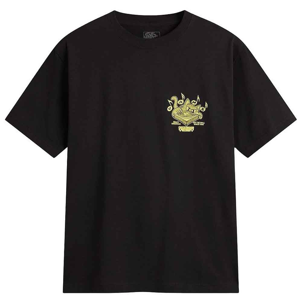 Vans Scratched Records Black T-Shirt