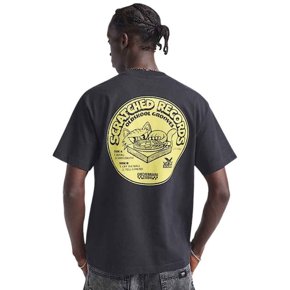 Vans Scratched Records Black T-Shirt