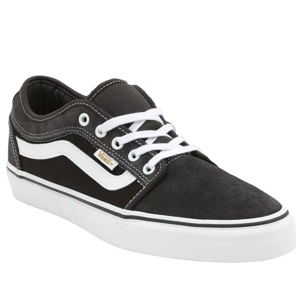Vans Skate Chukka Low Shoes Sidestripe Charcoal/White