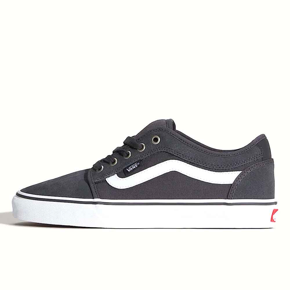 Vans Skate Chukka Low Shoes Sidestripe Charcoal/White