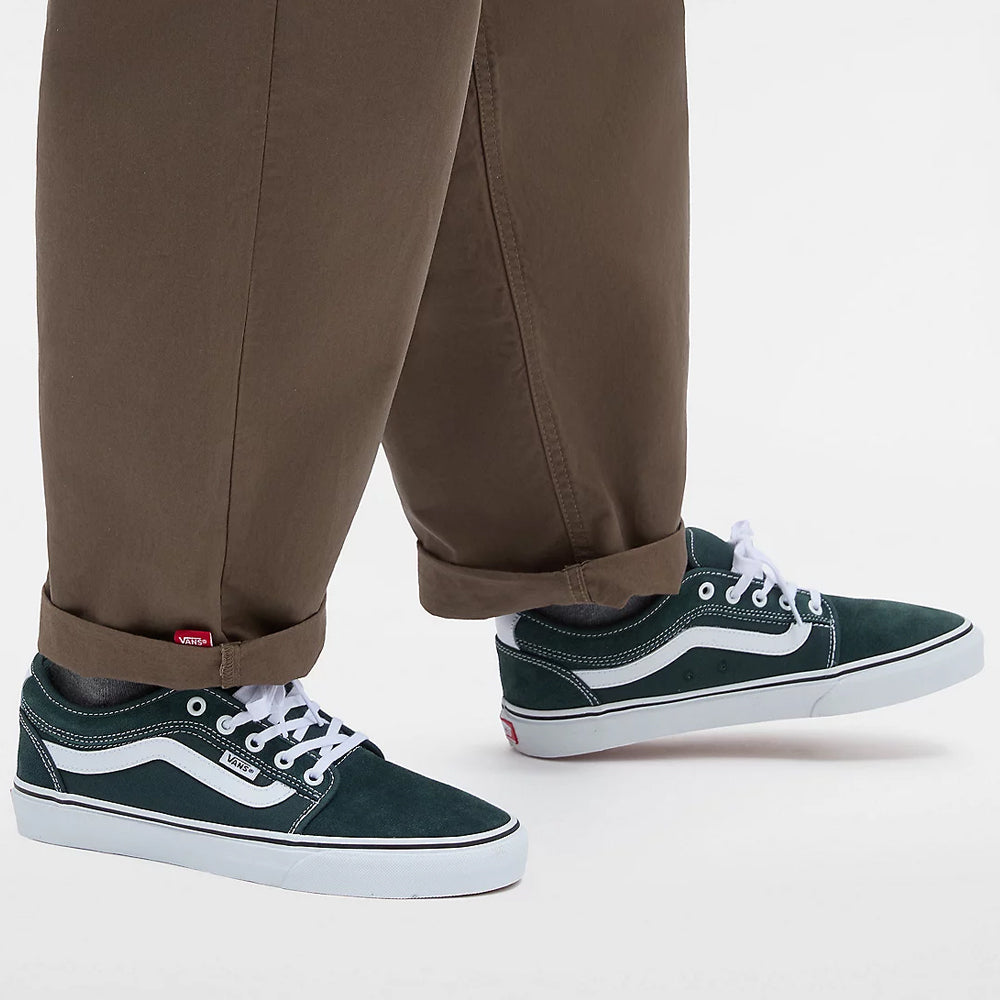 Vans Skate Chukka Low Sidestripe Trainers Green Gables True White Ocean Sports Boardridersguide