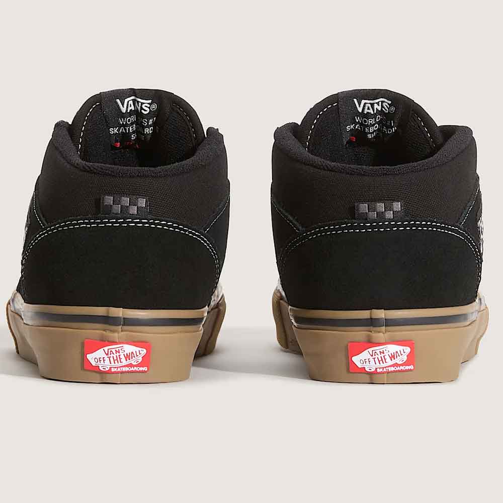 Vans Skate Half Cab Shoe Black/Gum/White