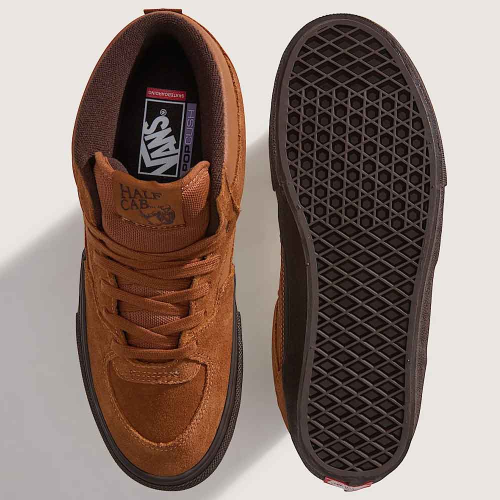 Vans Skate Half Cab Shoe Golden Brown/Gum