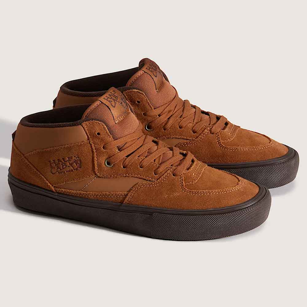 Vans Skate Half Cab Shoe Golden Brown/Gum
