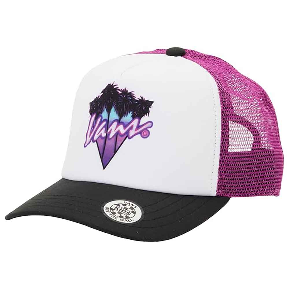Vans Twisted Trucker Cap Checkerboard White