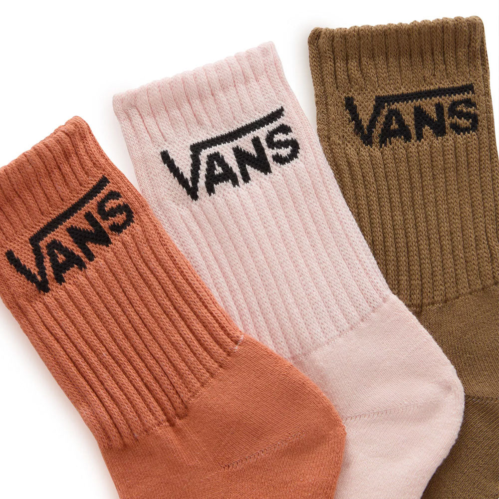 Vans Womens Classic Crew Socks (3 Pack) UK Size 4-7.5
