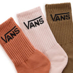 Vans Womens Classic Crew Socks (3 Pack) UK Size 4-7.5
