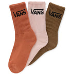 Vans Womens Classic Crew Socks (3 Pack) UK Size 4-7.5