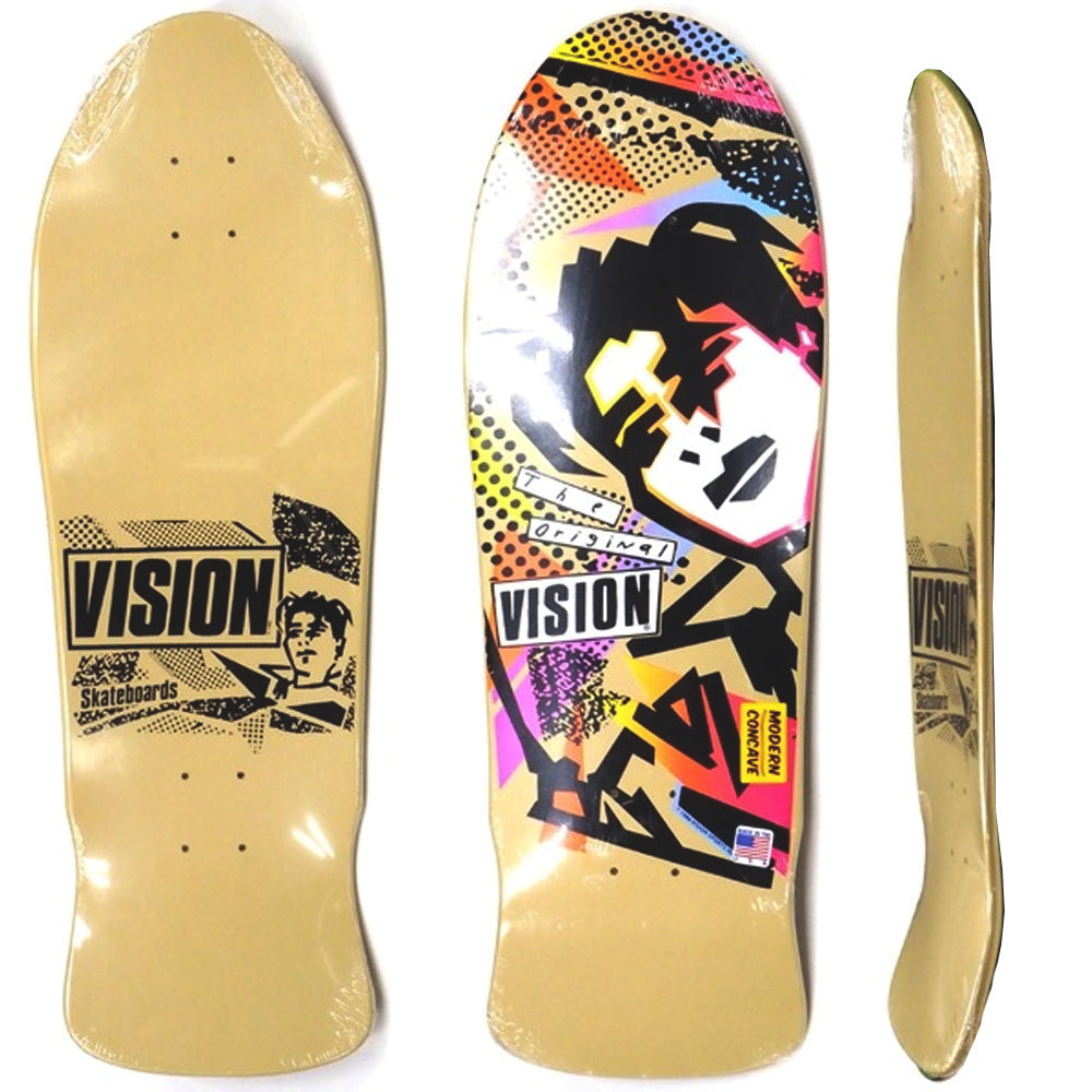 Vision MG Skateboard Deck Modern Concave - Tan
