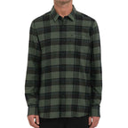 Volcom Caden Plaid Shirt Wintermoss