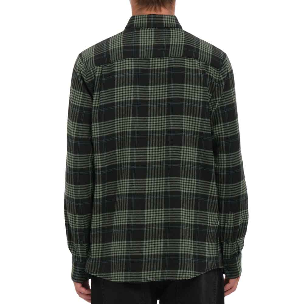 Volcom Caden Plaid Shirt Wintermoss