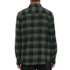 Volcom Caden Plaid Shirt Wintermoss