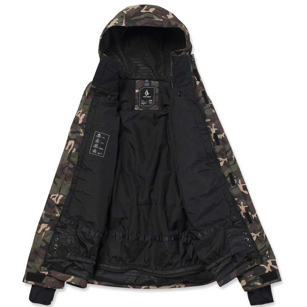 Volcom Double Ins Snowboard Ski Jacket Camoflauge