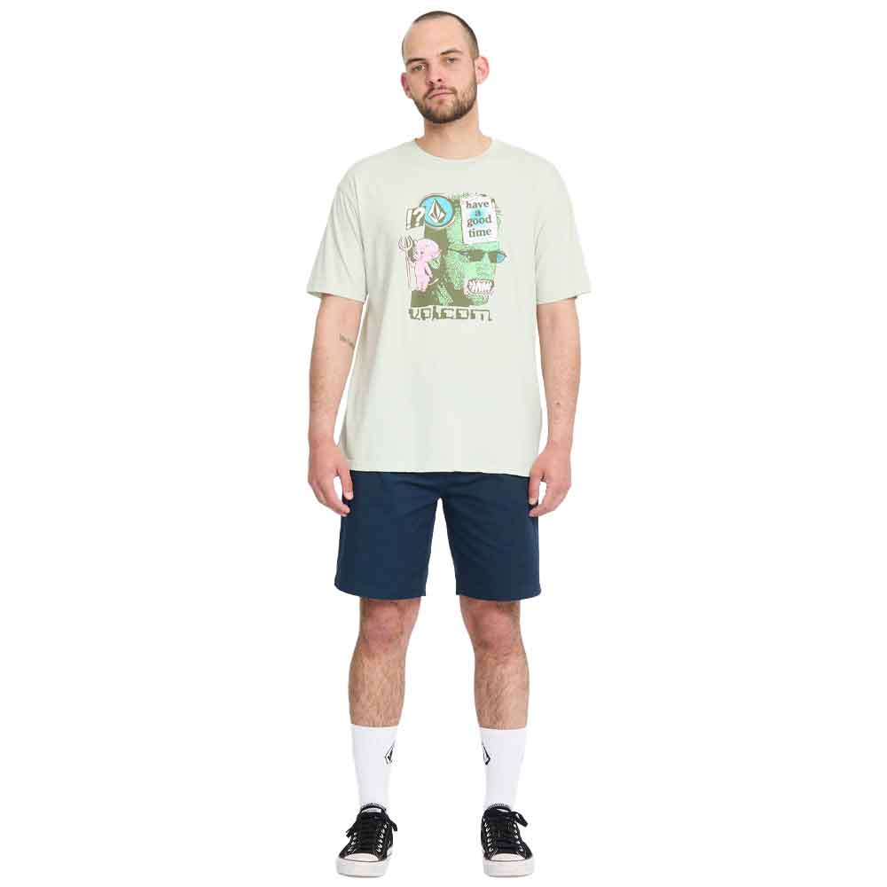 Volcom Frickin II Elastic Waist Short 19 Indigo