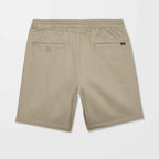Volcom Frickin II Elastic Waist Short 19 Khaki