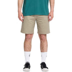 Volcom Frickin II Elastic Waist Short 19 Khaki