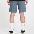 Volcom Frickin II Elastic Waist Short 19 Tradewinds