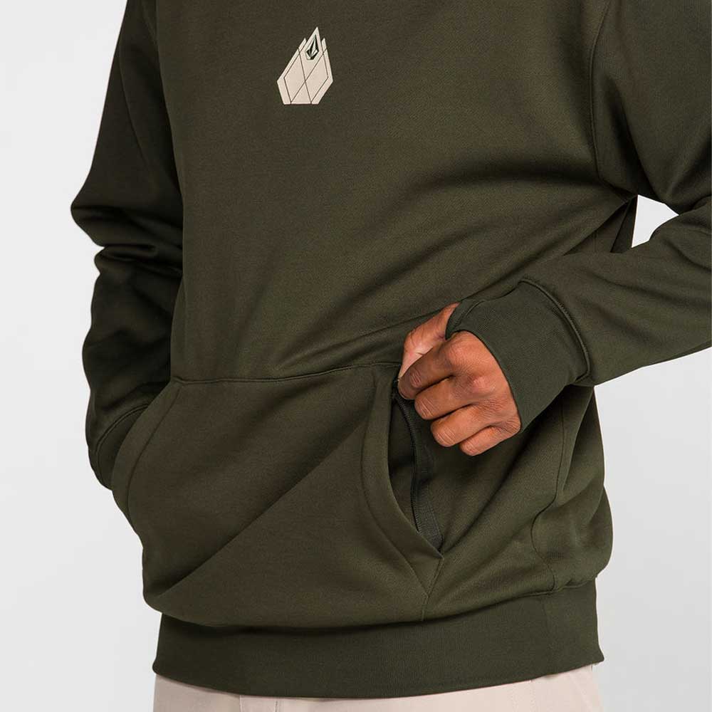 Volcom Hydro Riding Hoodie Dark Green