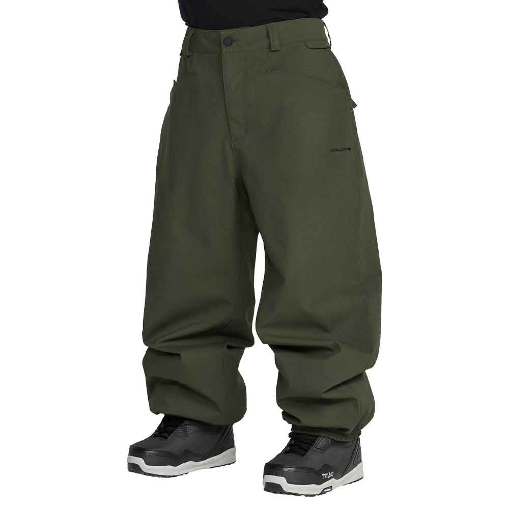 Volcom Lapper Snowboard Ski Pant Dark Green