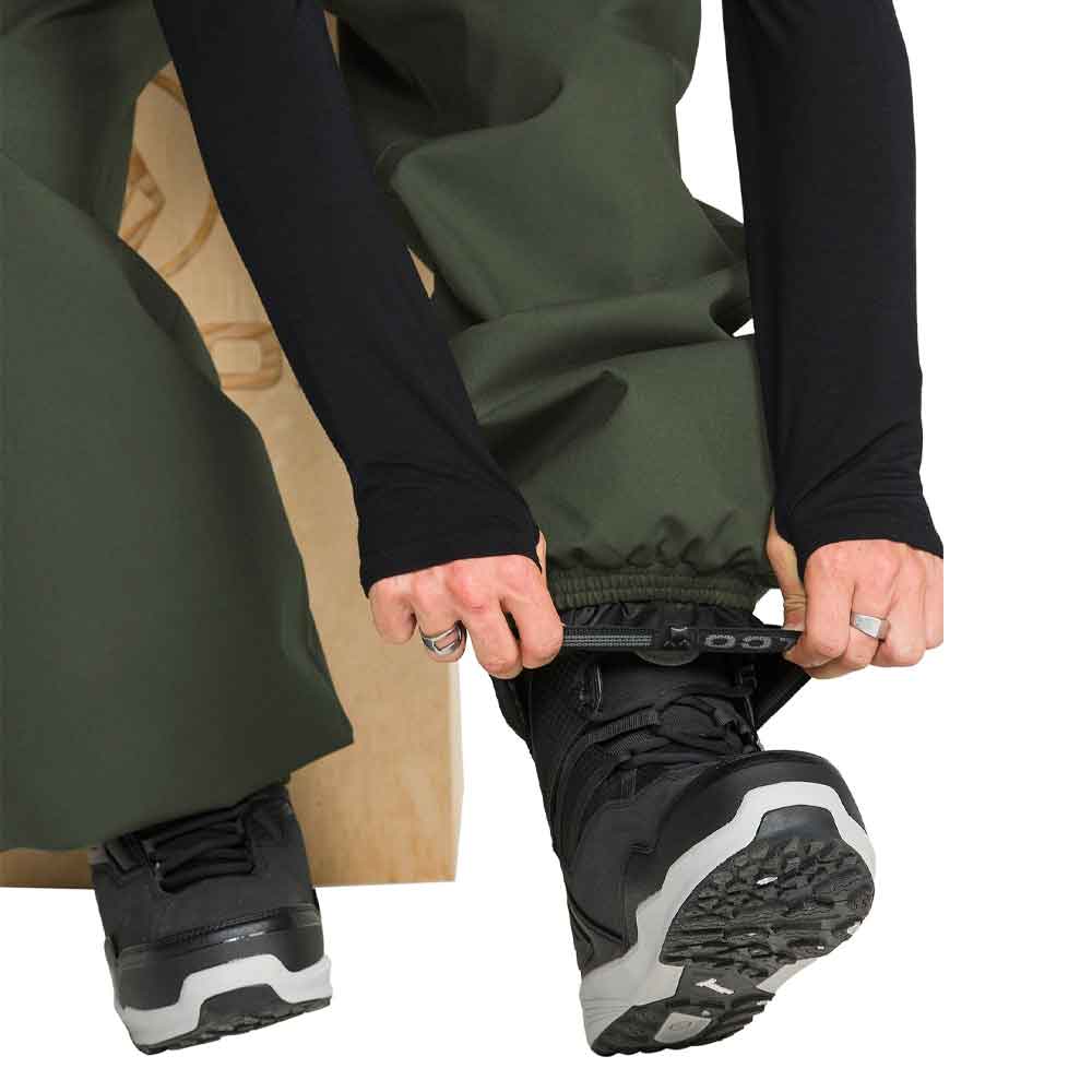 Volcom Lapper Snowboard Ski Pant Dark Green