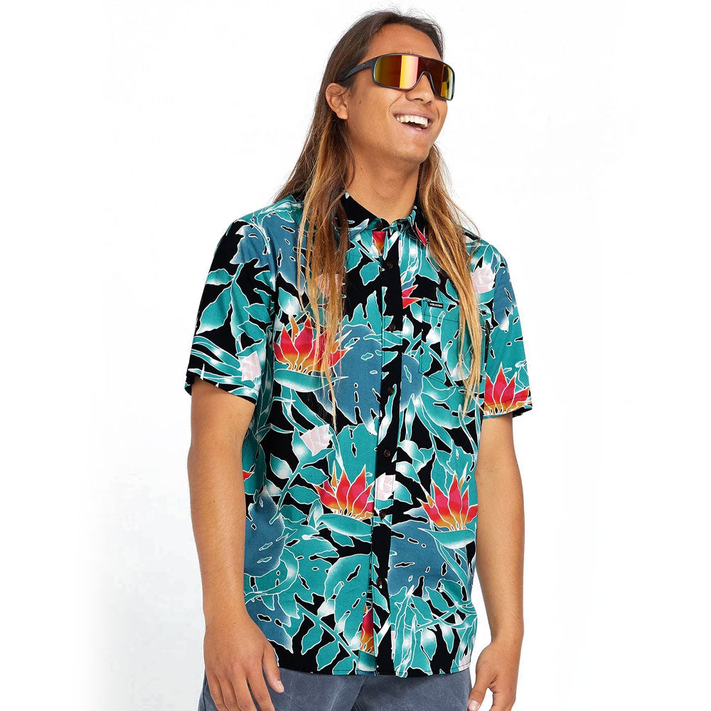 Volcom Leaf Pit Floral Short Sleeve Shirt