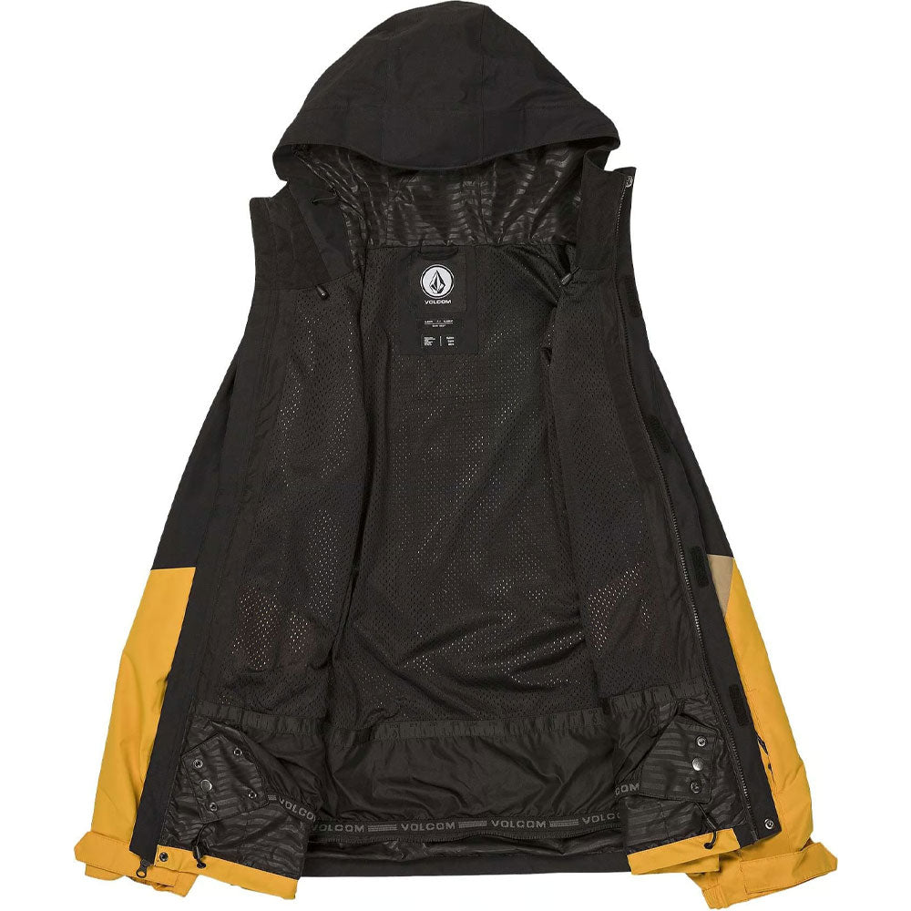 Volcom Vcolp Snowboard/Ski Jacket - Gold