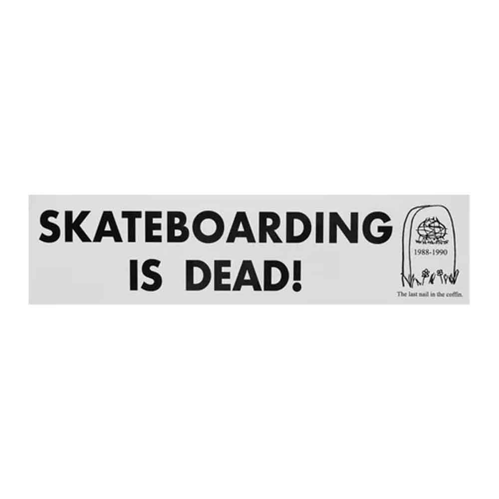 World Ind Sticker - Skateboarding is Dead