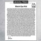 World Industries Jeremy Klein Black Eye Kid EX7 Slick 9.625"