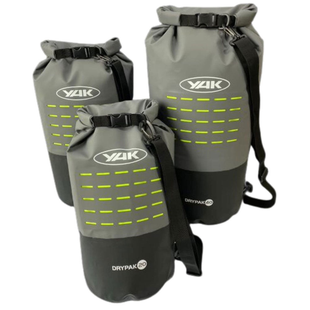 Yak Drypak 30L 500D Drybag - Grey/Black