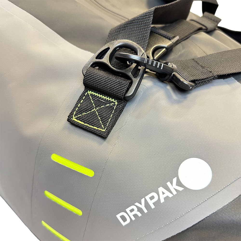 Yak Drypak 90L 500D Rolltop Bag - Grey/Black