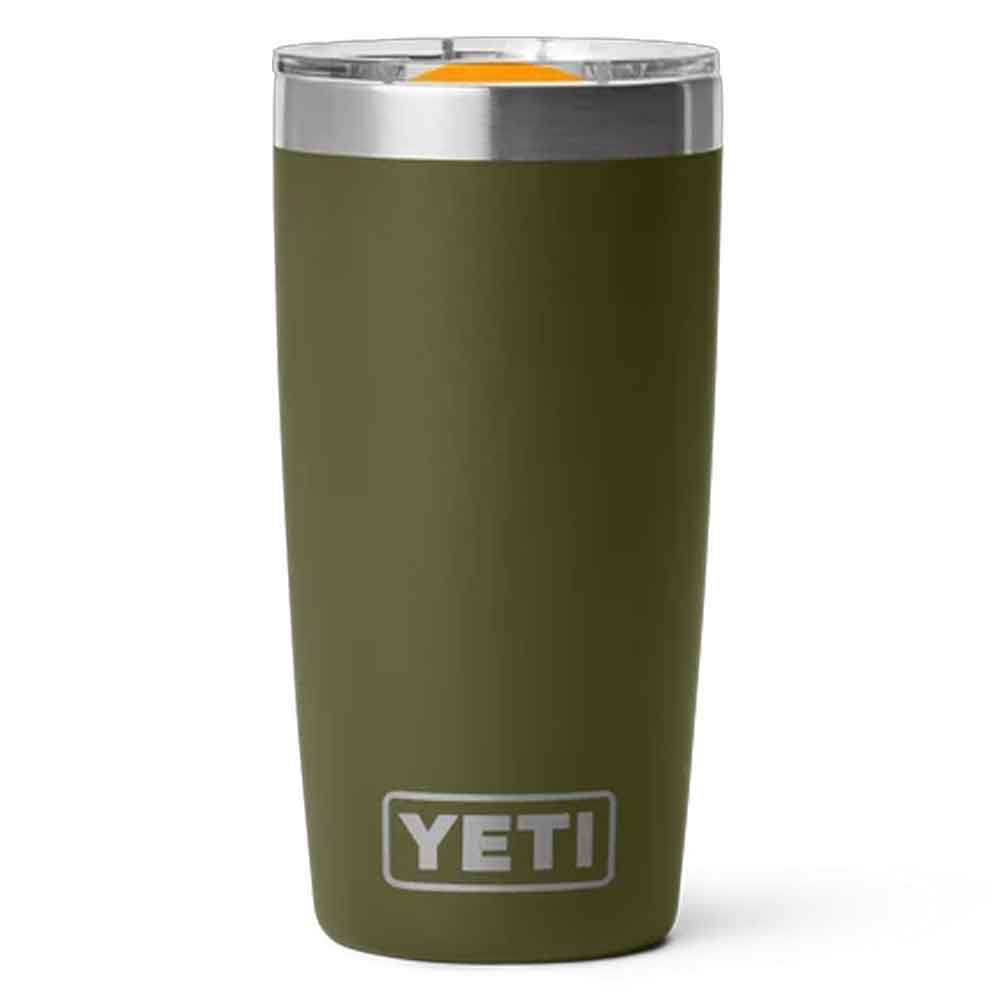 Yeti Rambler 10oz Tumbler Olive King Crab Orange