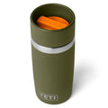 Yeti Rambler 12oz Travel Bottle Olive King Crab Orange