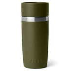 Yeti Rambler 12oz Travel Bottle Olive King Crab Orange