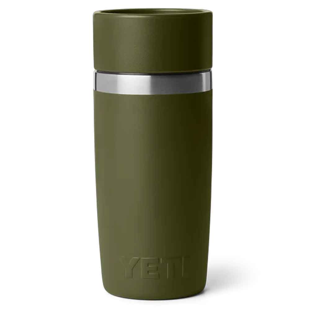 Yeti Rambler 12oz Travel Bottle Olive King Crab Orange