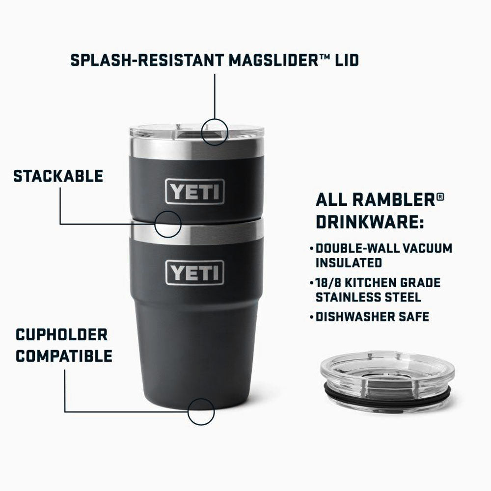 Yeti Rambler 16 Oz Cup - Black