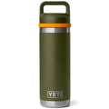 Yeti Rambler 18oz Bottle With Chug Cap Olive King Crab Orange