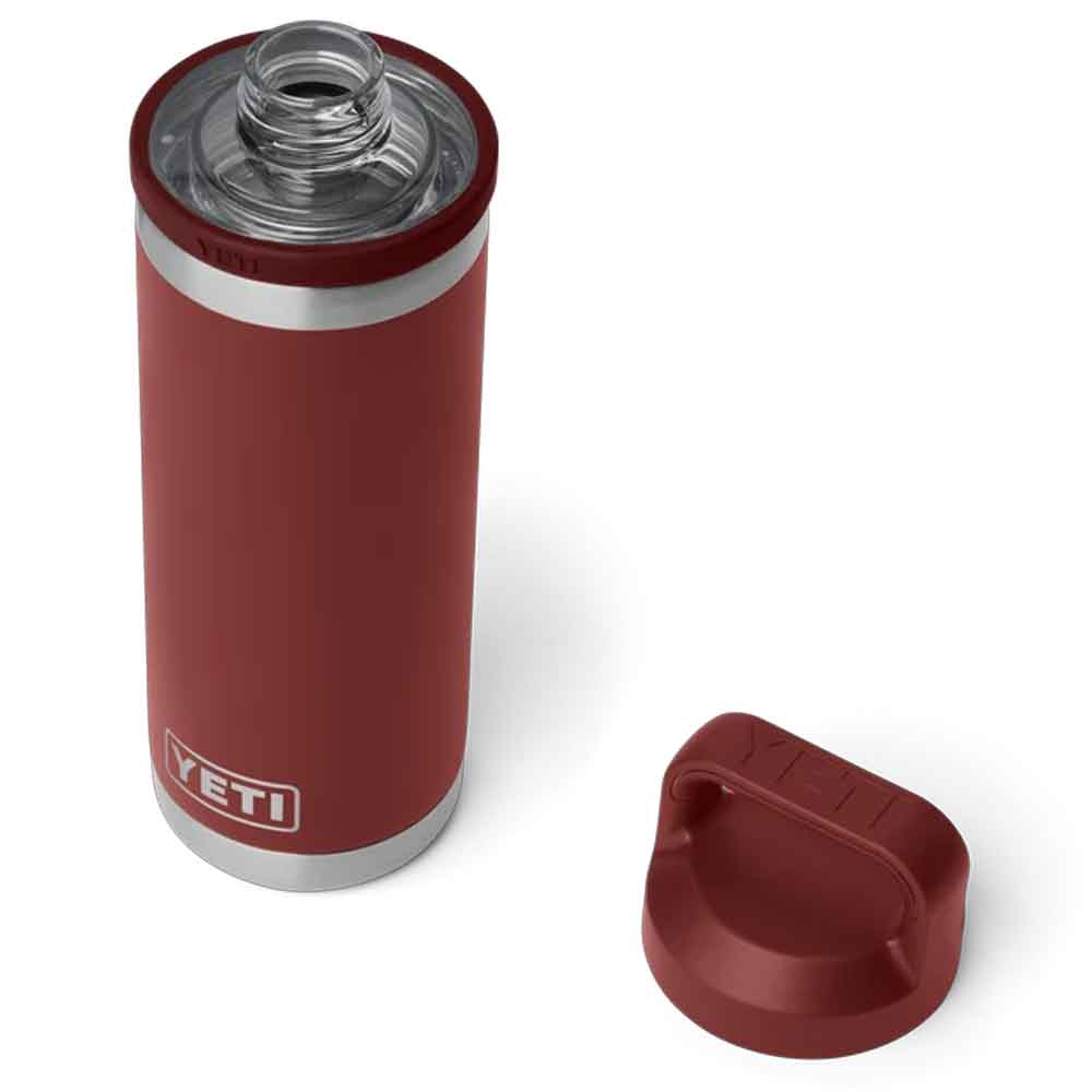 Yeti Rambler 18oz Bottle With Chug Cap Stag Red