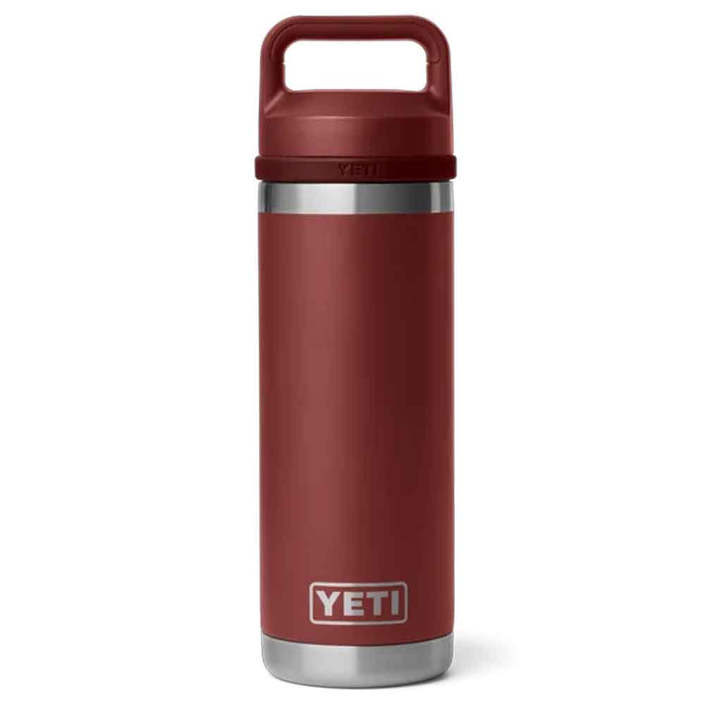 Yeti Rambler 18oz Bottle With Chug Cap Stag Red