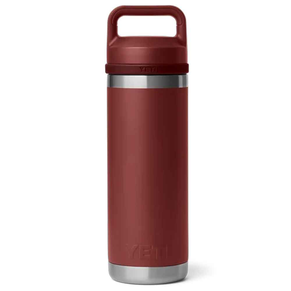 Yeti Rambler 18oz Bottle With Chug Cap Stag Red