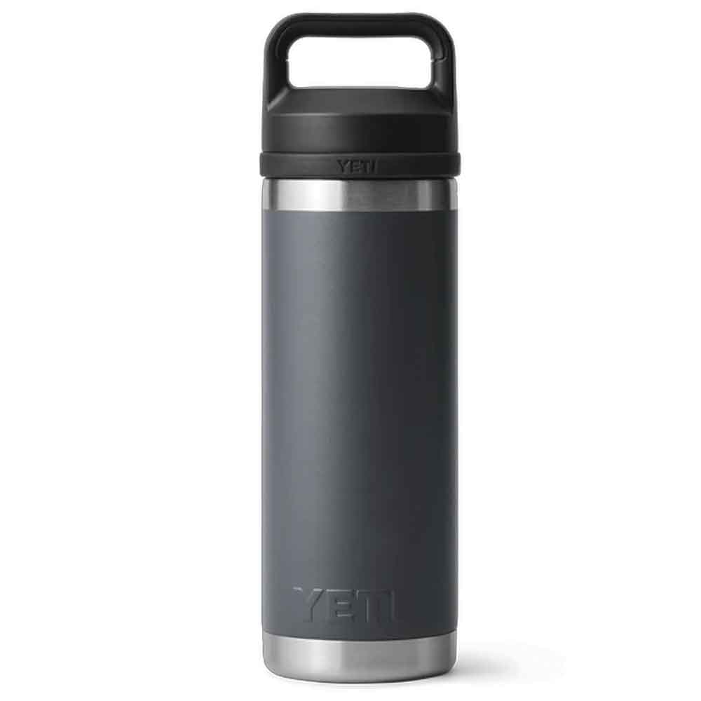 Yeti Rambler 18oz Colour Straw Bottle Charcoal
