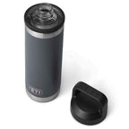 Yeti Rambler 18oz Colour Straw Bottle Charcoal