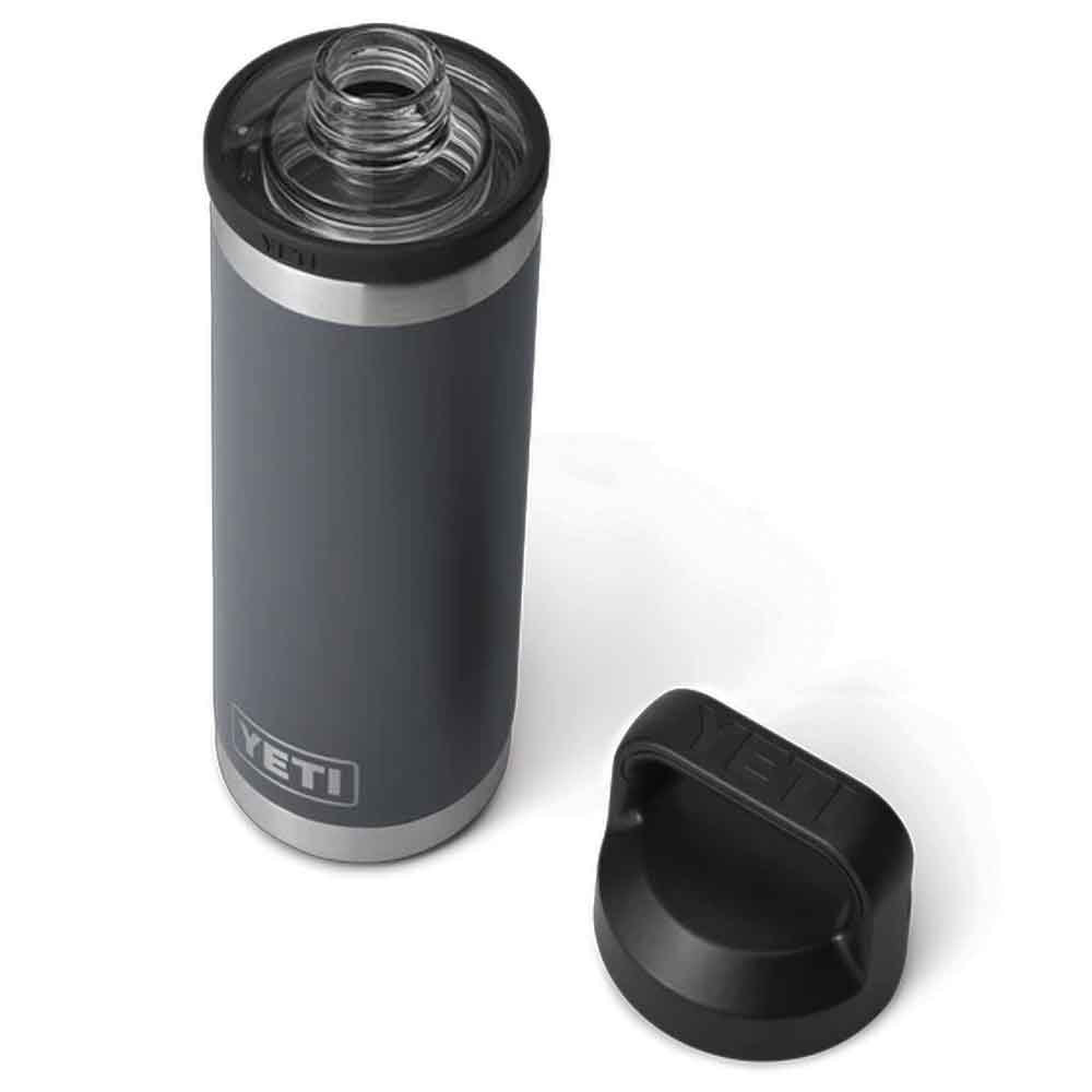 Yeti Rambler 18oz Colour Straw Bottle Charcoal