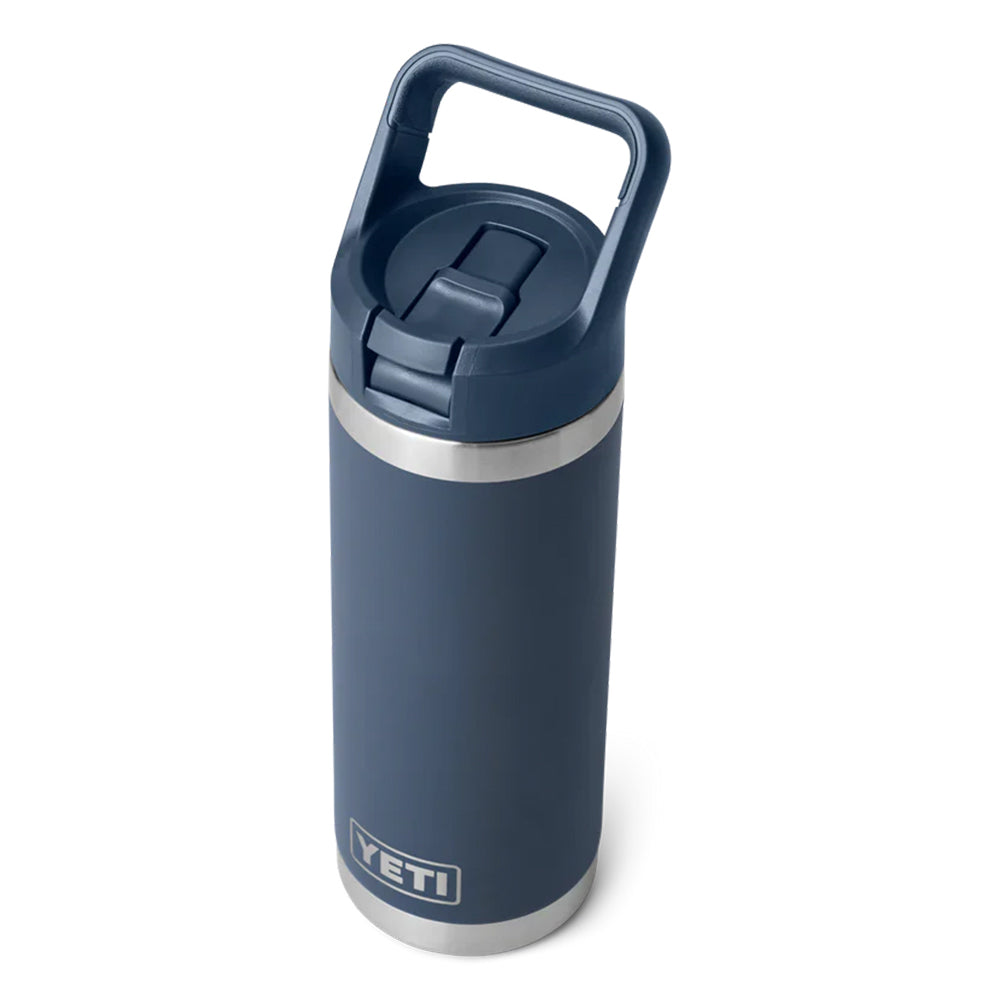Yeti Rambler 18oz Colour Straw Bottle - Navy
